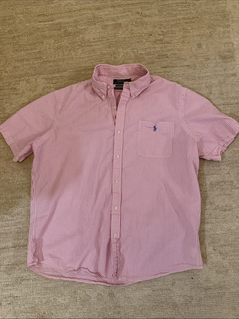 Ralph Lauren Polo Prepster Classic Fit Seersucker Shirt